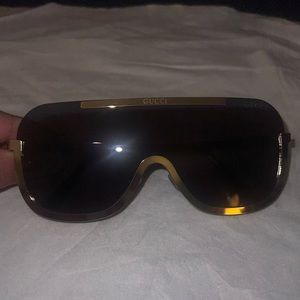 G gold and brown Sunglasses new